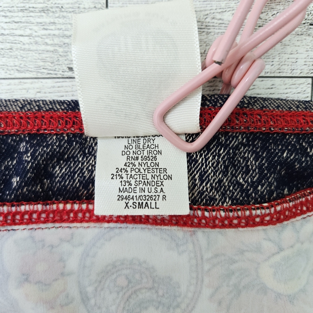 Lucky Brand Floral Paisley Side Tie Hipster Bikini Bottom NEW - Picture 7 of 7